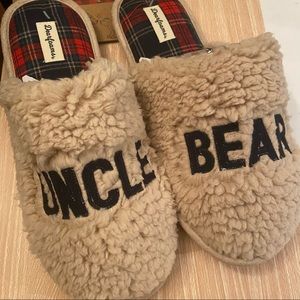 Dearfoams "UNCLE BEAR" Brand New Slippers -Size Large 11-12